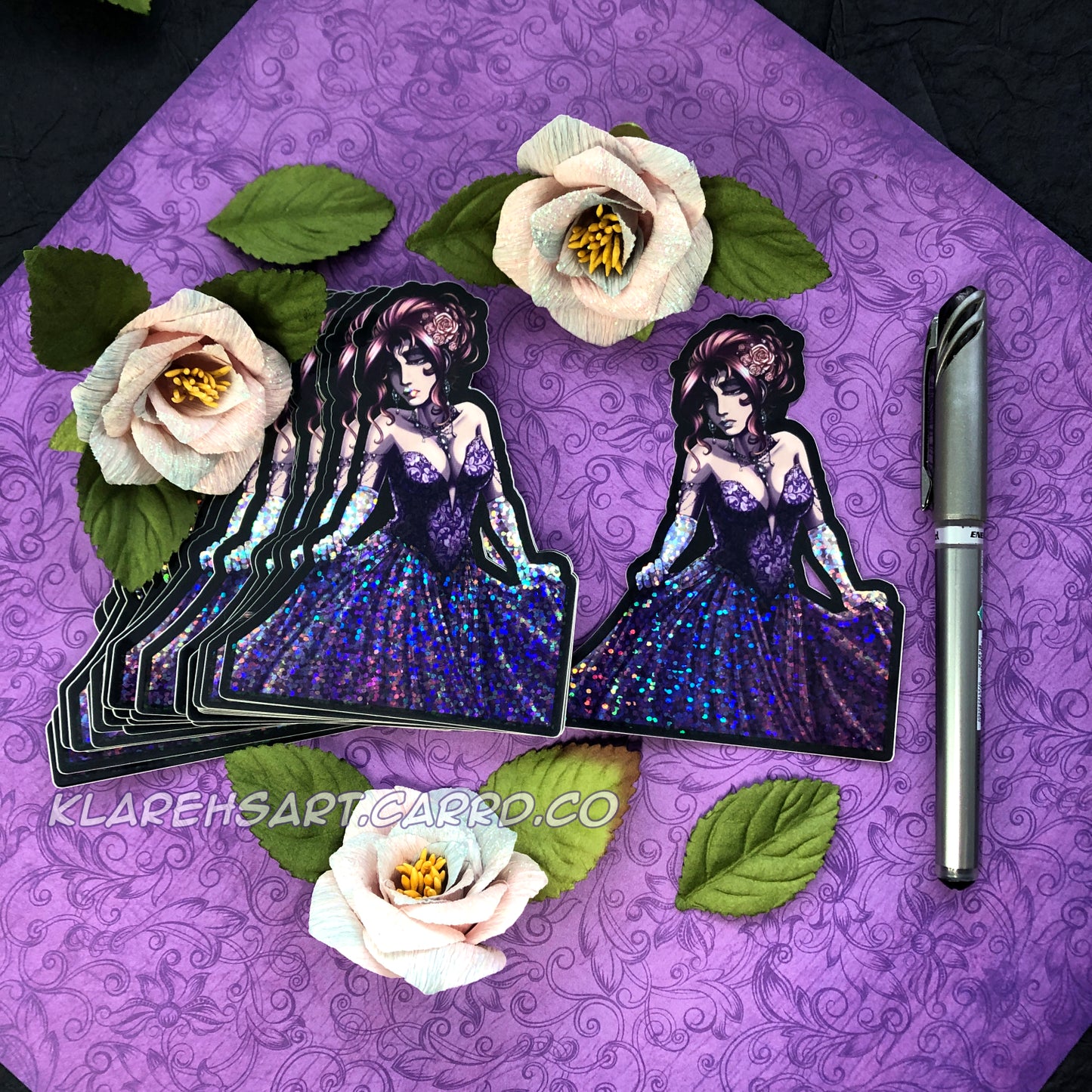 Beyond the Stillwall - Azaira Ballroom Dress Glitter Sticker