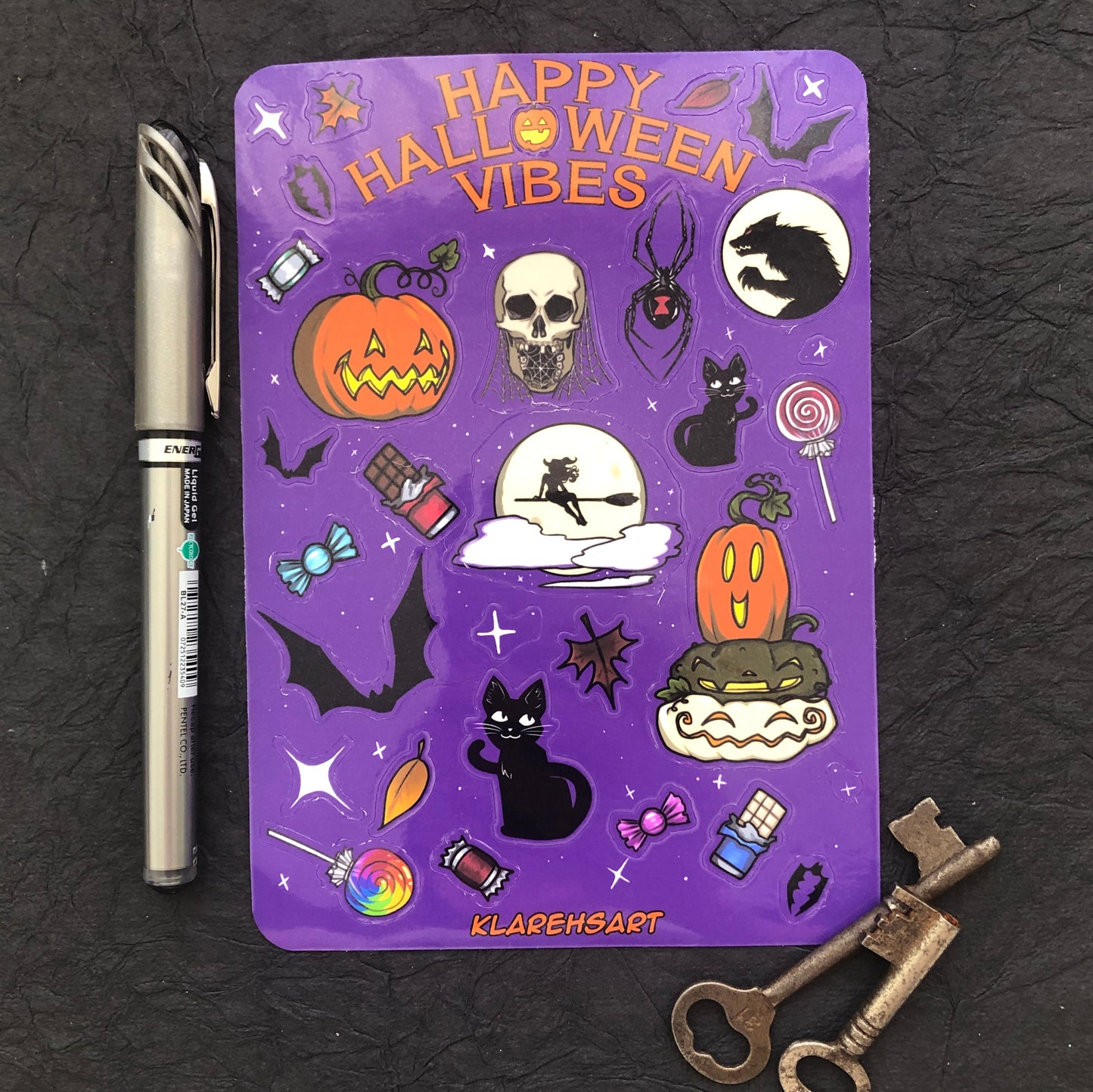 Happy Halloween Vibes Sticker Sheet