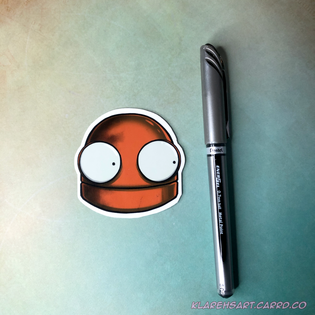 Loot Bot Scared Sticker