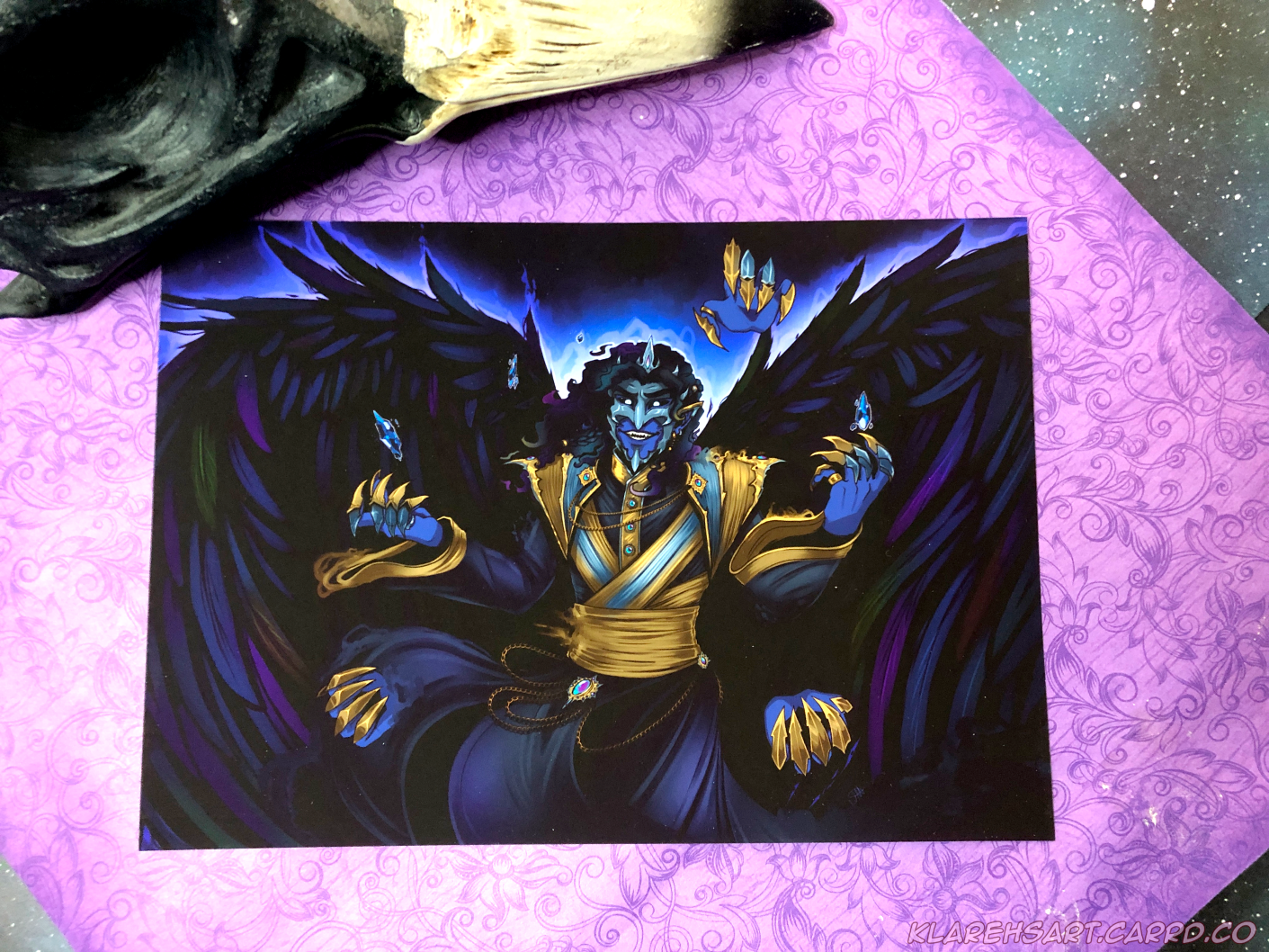 Ozul Nuere Numino Print - Original Character from "Beyond the Stillwall"