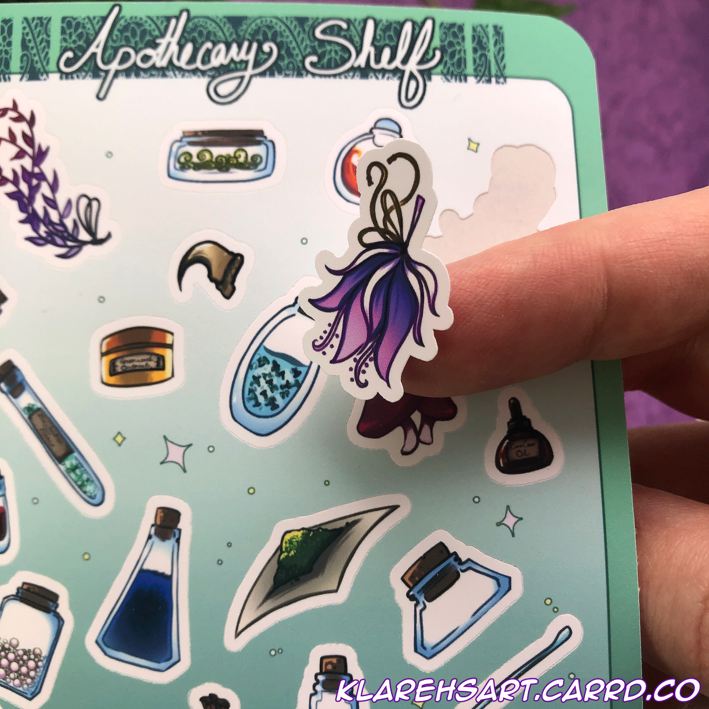 Apothecary Shelf Sticker Sheet