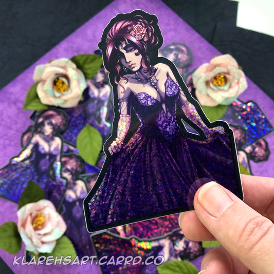 Beyond the Stillwall - Azaira Ballroom Dress Glitter Sticker