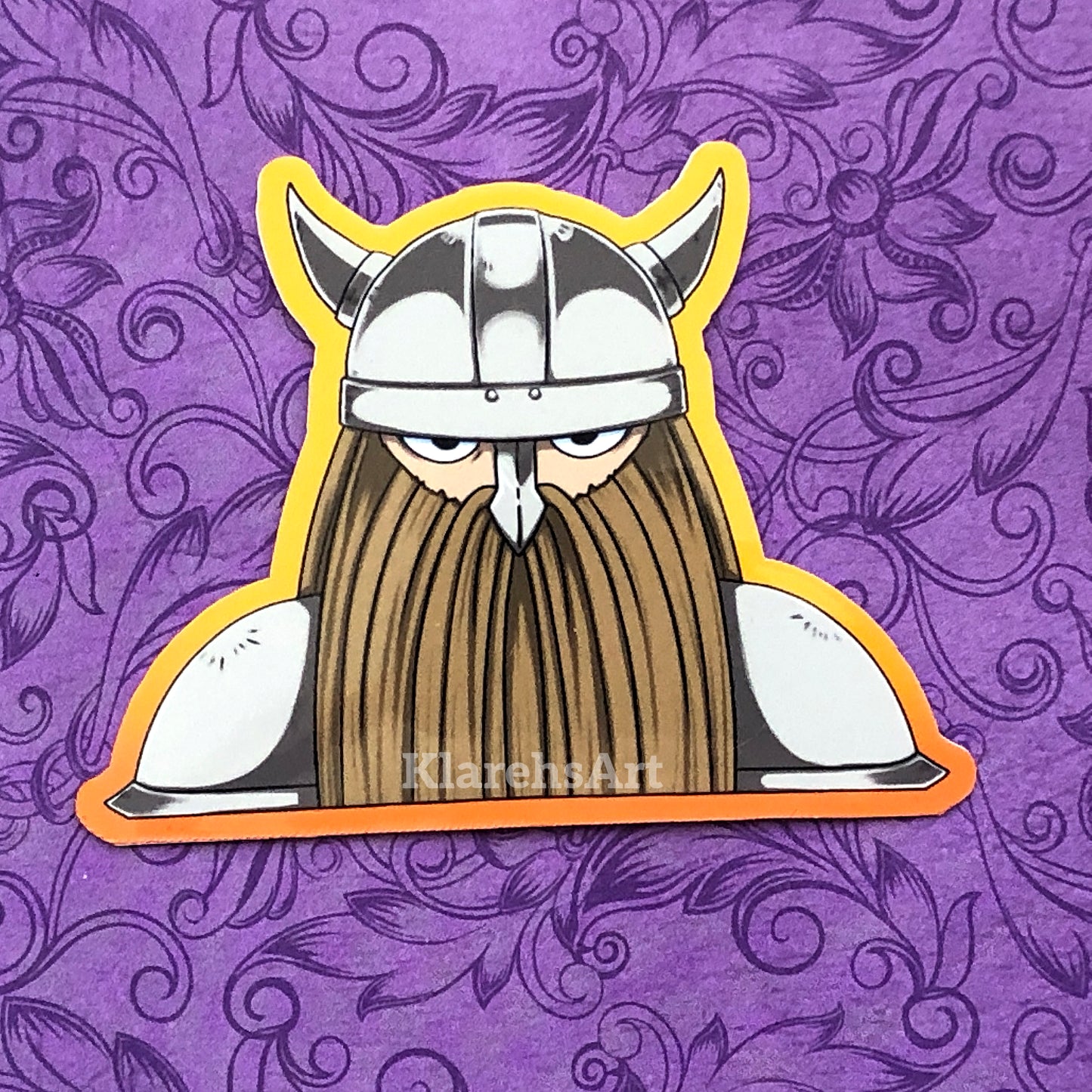 Dwarven Warrior Sticker