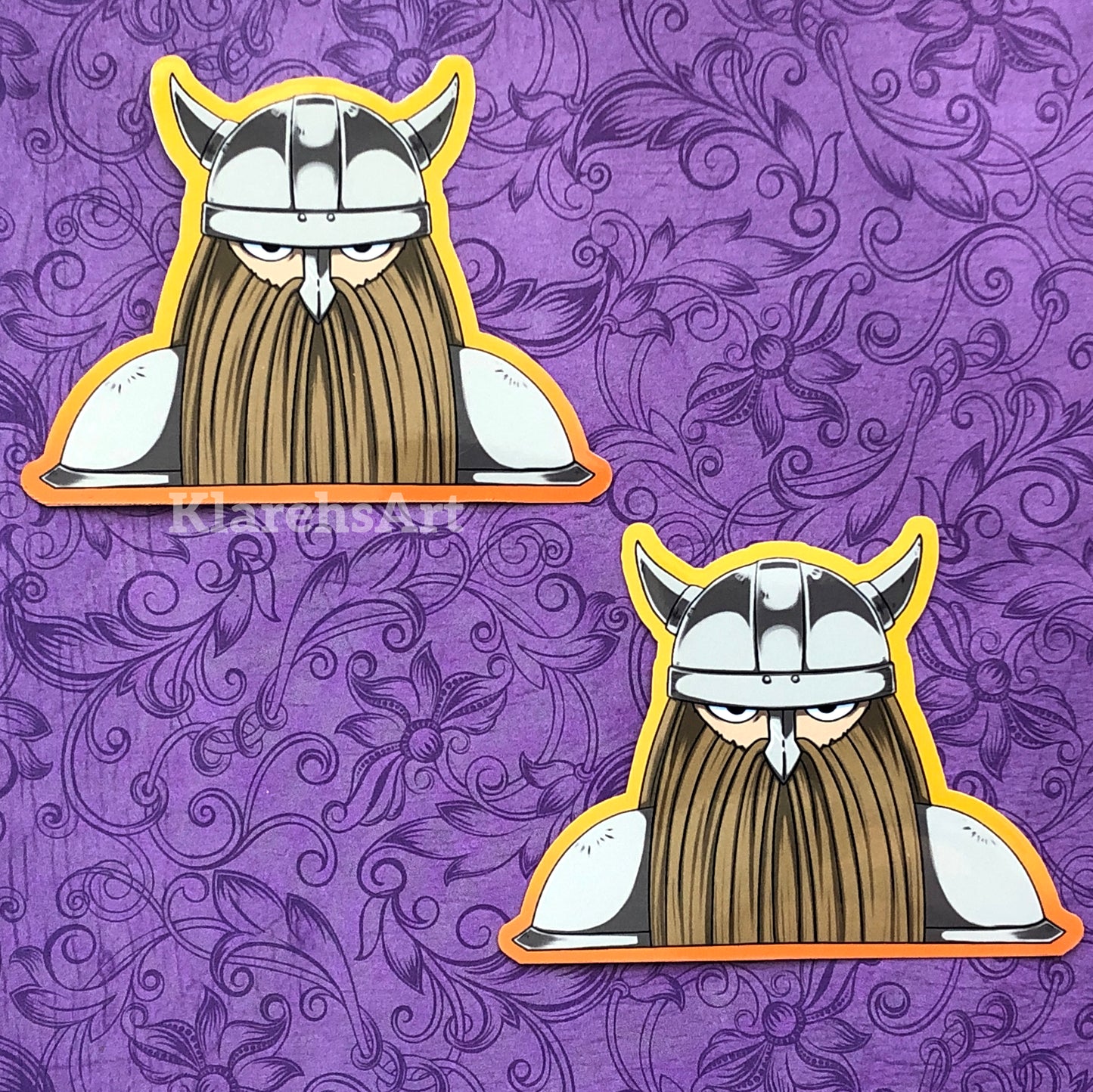 Dwarven Warrior Sticker