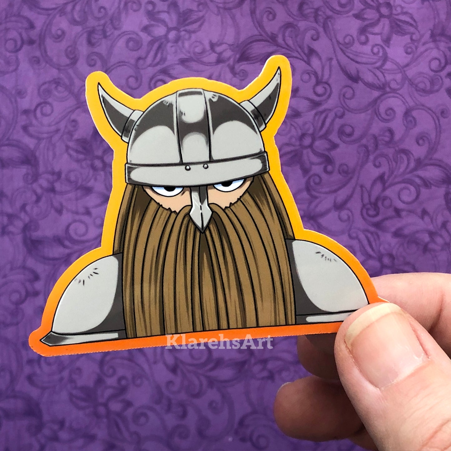 Dwarven Warrior Sticker