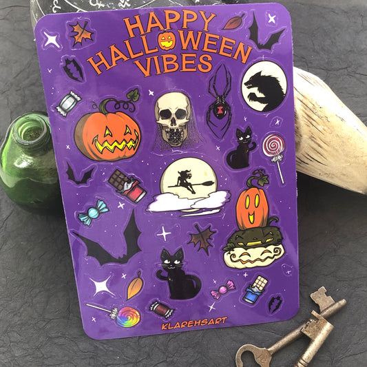 Happy Halloween Vibes Sticker Sheet