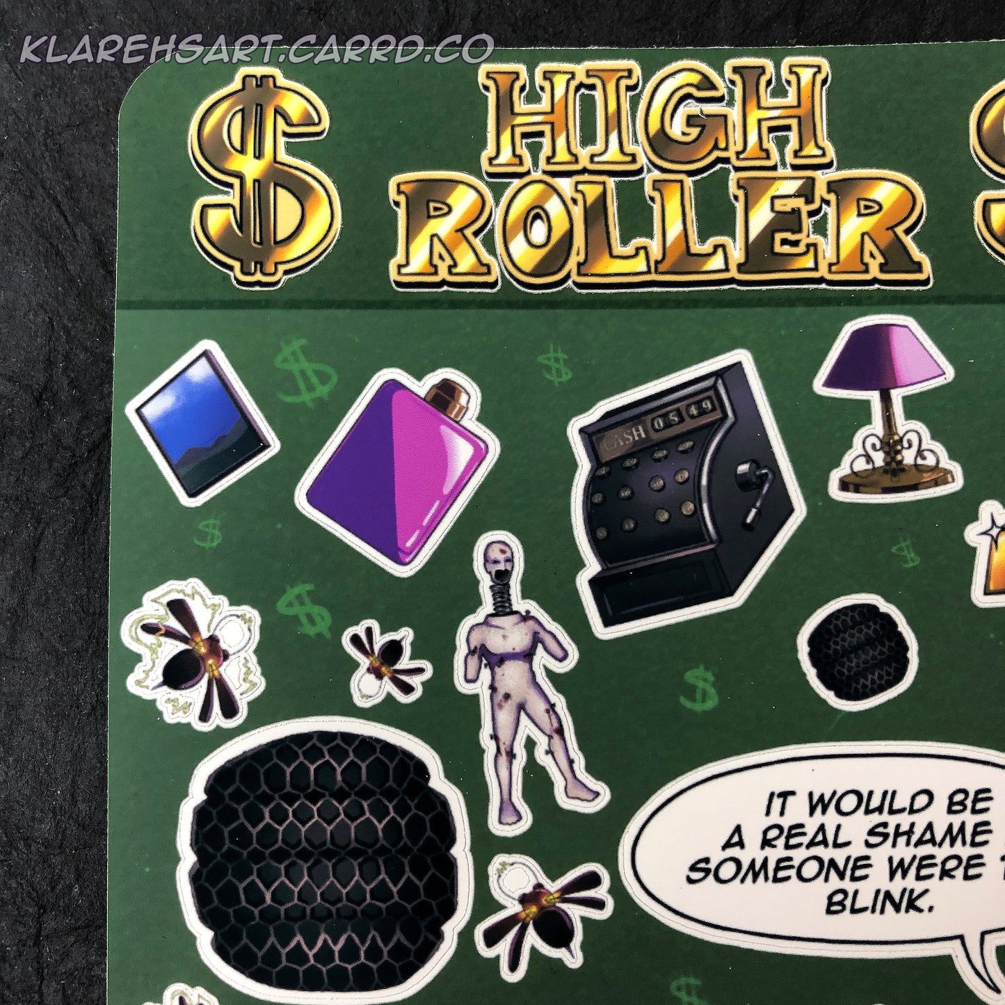 High Roller Sticker Sheet