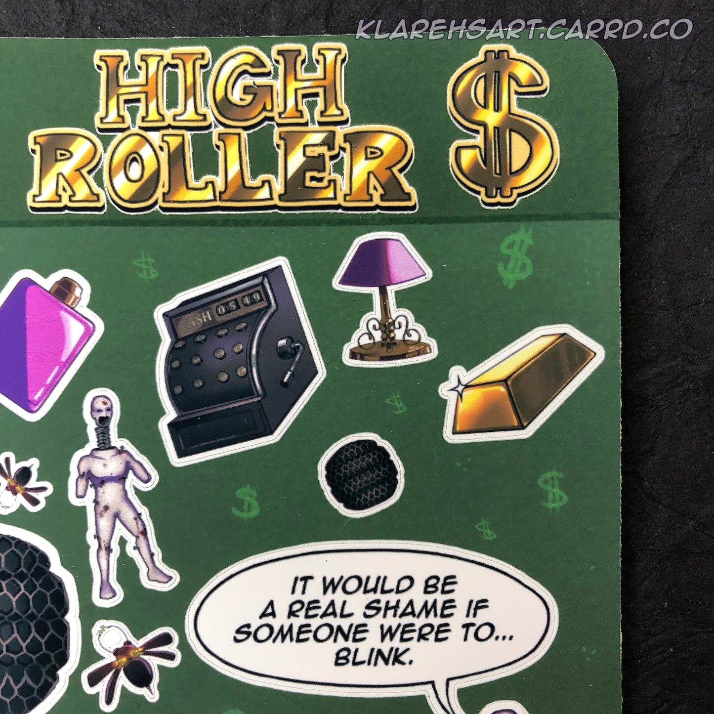 High Roller Sticker Sheet