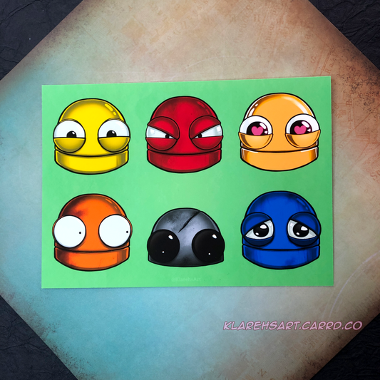Loot Bot Expressions Print